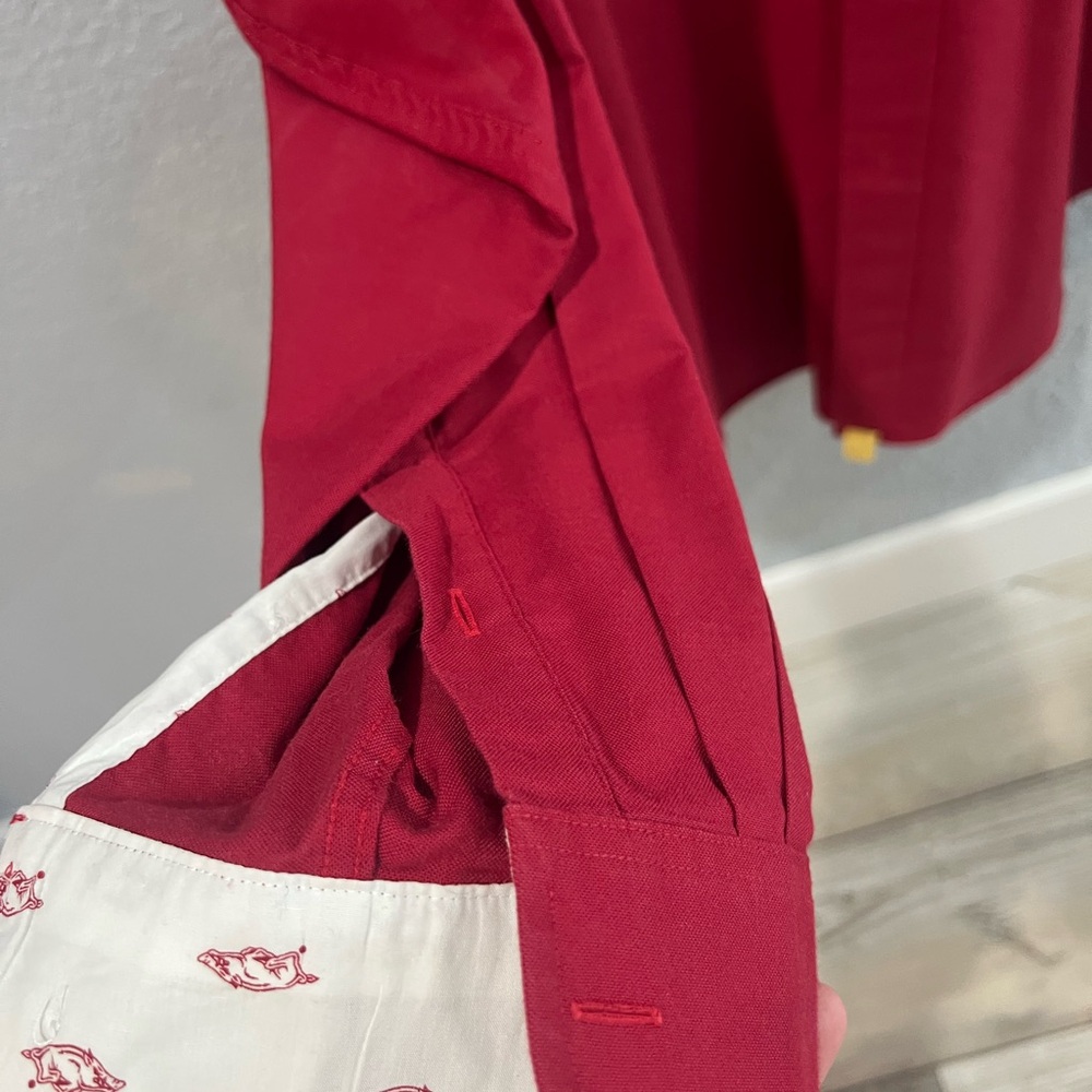 Mens Large Arkansas Razorback Button Down - Picture 4 of 4